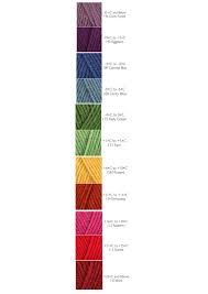 Temperature Blanket Colour Gauge Using Vannas Choice Yarn