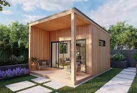 This particular backyard studio will make you feel right at home. Backyard Office Home Studios Summerwood Products