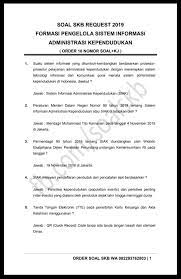 Jabatan dalam tim penanggung jawab wakil penanggung jawab ketua wakil ketua sekretaris jabatan dalam tim kepala pusat data supervisor aplikasi siak manager kearnanan siak sistem analis Soal Request Pengelola Sistem Materi Skb Casn No 1 Facebook