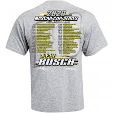 It seems like that opaque red cloth effect might hinder visibility substantially. Kyle Busch Nascar Schedule T Shirt 2020 Shop Fur Us Car Und Nascar Bekleidung