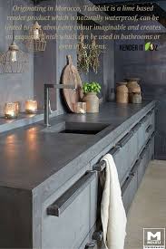 Tadelakt Can Also Be Used Beautifully In A Kitchen Setting And Matched To Look Kitchen Interior Concrete Kitchen Kitchen Design
