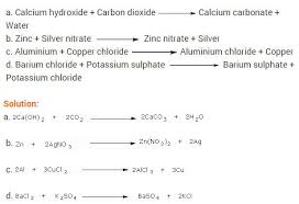 Ncert Solutions Chemical Reactions And Equation Q7 Ncertsolutions Cbse Ncertsolutionsforclasssc Maths Ncert Solutions Science Textbook Chemical Reactions