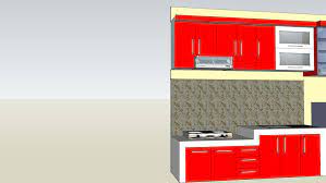 Kami indo design center memberikan jasa pembuatan desain interior dan pembuatan furniture. Kitchen Set Minimalis 3d Warehouse