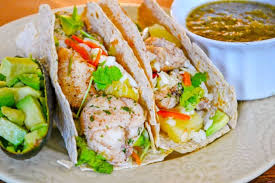 4 toast the pepitas & finish the salsa: Jerk Fish Tacos With Pineapple Slaw Recipe Food Fanatic