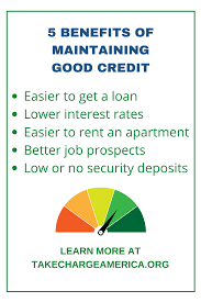5 Benefits Of Maintaining Good Credit Good Credit Financial Education Good Credit Score