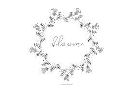 Free machine embroidery patterns online. Free Vintage Inspired Bloom Embroidery Pattern