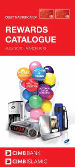 Cashbacks, rewards on spending and top balance transfer programs. Rewards Catalogue Cimb Islamic