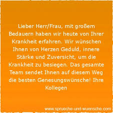 Genesungswunsche