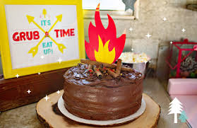 Get it as soon as today, feb 15. Easy Campfire Cake Printable Fire Topper Hostess With The Mostess