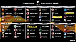 Uefa europa league april 14, 2021 4:46 pm. The Full Results Of The Europa League Group Stage Draw Marca
