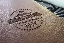 Leather Stamping Logo Mockup Fribly Logo Mockup Mockup Templates Logo Psd