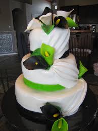 Black And Green Wedding Cake Lime Green Black Calla Lily Wedding Cake Green Wedding Cake Lime Green Weddings Lime Green Bridesmaid Dresses