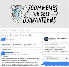 Remember before zoom (and zoom memes) when we used to meet with people irl? Zoom Memes For Self Quaranteens A Journal Of The Plague Year Covid 19 Archive