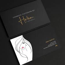 Business cards are tools that come handy during networking. Cometic Tattooing By Helen Business Card Business Card Contest 99designs