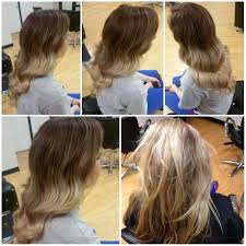 The Color 1 Oz Of Each 7n 7n Mixed 1 1 With 20 Volume Cream Developer Hand Paint Darker Blond Pieces Using Synchroli Long Hair Styles Hair Styles Blonde