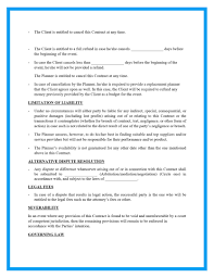 From i.pinimg.com 41 professional cancellation letters gym insurance contract more from templatelab.com their wedding date or guest count. Wedding Planner Contract With Downloadable Sample Template