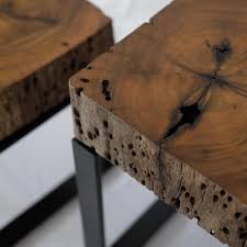 Timberlodgeshop On Instagram A Modern Side Table Made Of Reclaimed Teak Wood From Old Drilling Platfo In 2020 Small Coffee Table Modern Side Table Coffee Table Wood