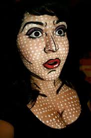 Make Yourself A Comic Book Character For Halloween Cheap And Easy Comic Book Makeup Pop Art Makeup Creepy Halloween Makeup
