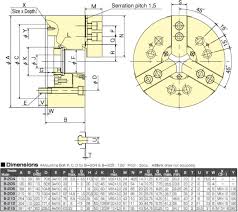 Kitagawa B 210 Open Centre Power Chuck Kitagawa