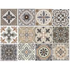 Briketo Venecia Decorative Tile Stickers Set 12 Units 6x6 Inches Peel And Stick Vinyl Tiles Backsplash Home Deco Decorative Tile Staircase Decor Vinyl Tiles