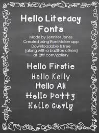Hello Literacy Fonts Yep My Own Fonts Download Them Free At 2ttf Com Gallery Hello Literacy Literacy Teaching Fun