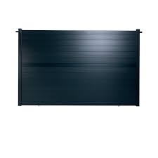 Portail Coulissant Aluminium Lao Gris Sable Naterial L 362 X H 192 Cm Leroy Merlin