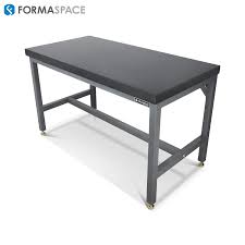Basix With 2 5 Thick Black Onyx Epoxy Top Formaspace This Sample Processing Basix Has A Steel Gray Pearlescent Frame Anti Vib Black Onyx Furniture Onyx