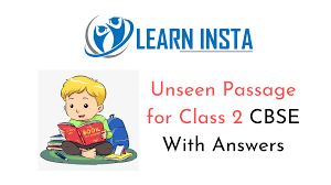 After reading a passage, you can present a question to students, and. Unseen Passage Worksheet Exercises For Class 2 Examples With Answers Cbse