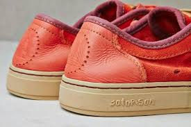 Satorisan Heisei Suede Vermeil Sneakers Red Organic