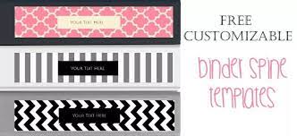 The required labels should be ordered directly from libraryworld. Free Binder Spine Template Customize Then Print