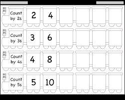 skip counting by 2 3 4 and 5 worksheet free printable