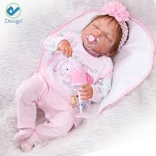 Deago Reborn Baby Dolls 22 Cute Realistic Soft Silicone Vinyl Dolls Newborn Baby Dolls With Clothes Walmart Com