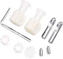 Par de kits de pernos de fijación galvanizados, conector trasero, tornillo  de fijación Universal para inodoro montado en la pared, para inodoro ...