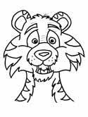 Free printable tiger coloring pages for kids. Tigers Coloring Pages