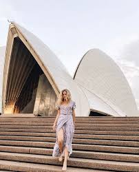 running down the steps at the sydney opera house australia via live like it s the weekend on travel destinations australia sydney travel australia vacation
