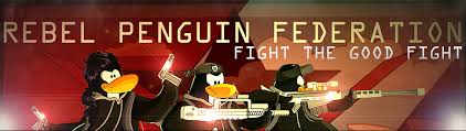 I will show you everyone that i am a membership in the game. Club Penguin Rebel Penguin Federation Fight The Good Fight