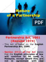 (i) relation (ii) persons (iii) a business (iv) carried in common (v) with a view of profit relation the word relation implies the existence of an agreement between persons. Nature Of A Partnership Partnership Concurrent Estate