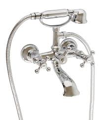 Relax bathroom shower faucet kit rain shower head set body massage spray jets. Bath Tub Shower Mixer Kit Kensington Chrome