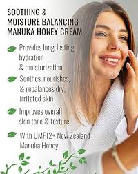 Manuka Honey Cream Moisturizer for Dry Skin