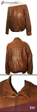 Sold Izod Leather Jacket Large Leather Jacket Leather Jackets