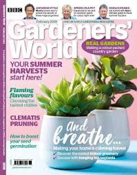 Bbc Gardeners World February 2019 Buy Back Issues Single Copies Gardening Magazines Winter Vegetables Gardening Bbc