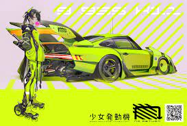 af kuro on twitter イラスト サイバーパンク 信長