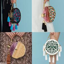 Slf Fashion Tassel Adorn Russian Folklore Inspired Drum And Tassels Fashion Bag Accessories Handmade Bags