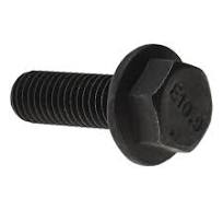 Smooth Flange Bolt: M10 x 1.5 Metric, 30 mm Length Under Head, Fully  Threaded