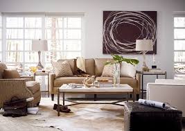 Elegant living room features light gray linen sofa with curved back placed under sketch in gold frame lining charcoal gray walls flanked by windows dressed in gray grosgrain roman shades beside a wood stump end table facing a clear acrylic accent table atop jute rug. Thomasville Living Rooms Transitional Living Room Other By Thomasville Furniture Houzz
