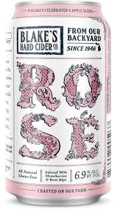 Cider should be stored in a cool, . 6pk Cans Blake S Rose Hard Cider Michigan Usa 12oz Woods Wholesale Wine