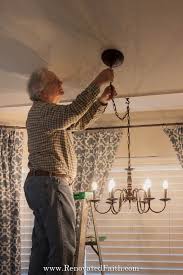 The pot lights provide the light we need, and the intriguingly industrial or with a riveting retro look, lighting fixtures with bare bulbs and exposed cords add edge to any room. Light Fixture Makeovers Diy Light Fixture Updates