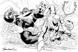 But it loses a lot of punch by being molded in a single color with no paint apps applied. The Flash Vs Captian Cold And Gorilla Grodd By Sean Chen Comic Art Flash Vs Art