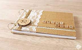 Diy gastebuch fur die hochzeit ein besonderer gastebuch tisch. Hochzeit Gastebuch Luckentext Selber Machen Diy Geschenk Idee Basteln Vintage Rustik Gastebuch Hochzeit Gastebuch Hochzeit Vintage Rustikale Hochzeit Gastebuch