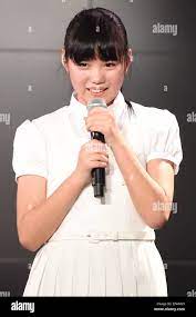 Nanako Higa, Jan 26, 2015 : Japanese teen girls idol group Idolrenaissance  perform their new single at Akihabara Theater, Tokyo, Japan. With 7 members  aged between 13 and 18 Idolrenaissance was launched